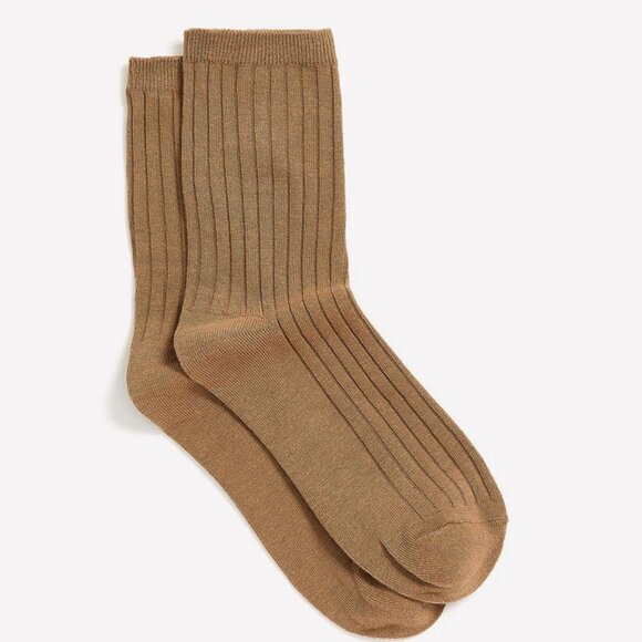 Ribbed Crew Socks - Picture 3 of 7